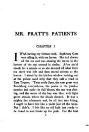 Cover of edition mrprattspatient00lincgoog