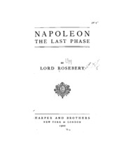 Cover of edition napoleonlastpha01rosegoog