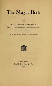 Cover of edition niagarabook00howe