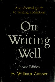 Cover of edition onwritingwellinf00zins