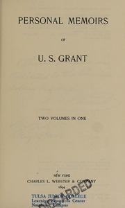 Cover of edition personalmemoirso0000gran_f6h7