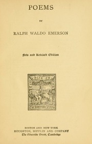 Cover of edition poemsemer1883emer