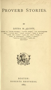 Cover of edition proverbstories00alcorich