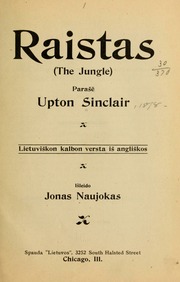 Cover of edition raistasthejungle00sinc