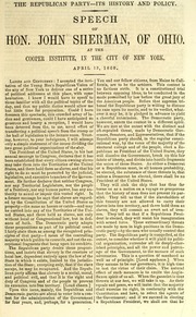 Cover of edition republicanpartyi00insher