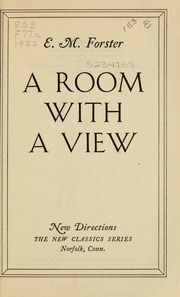 Cover of edition roomwithview1922fors