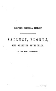 Cover of edition sallustflorusan02pategoog