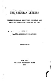 Cover of edition shermanlettersc00shergoog