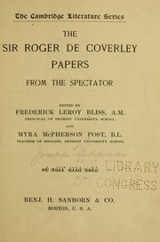 Cover of edition sirrogerdecoverl00ad