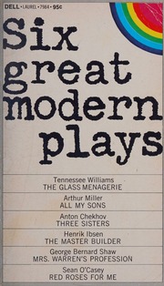 Cover of edition sixgreatmodernpl0000unse_k8a8