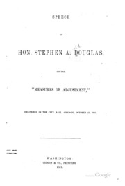 Cover of edition speechhonstephe00douggoog