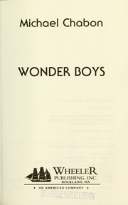 Cover of edition wonderboy00chab