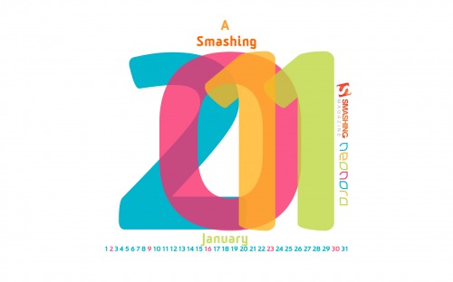 Smashing Wallpaper - January 2011