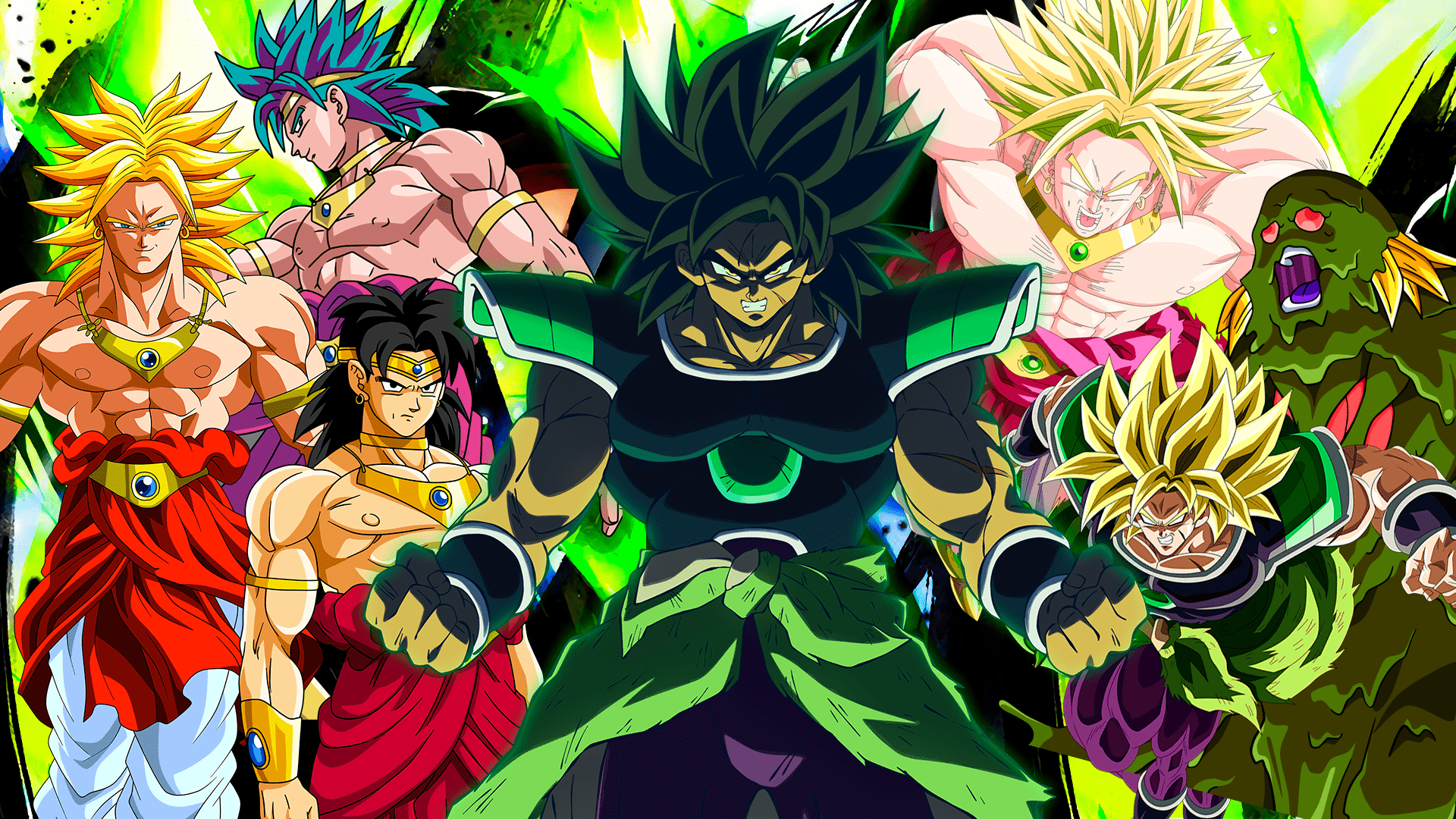 Imagen de Las 18 transformaciones de Broly en Dragon Ball