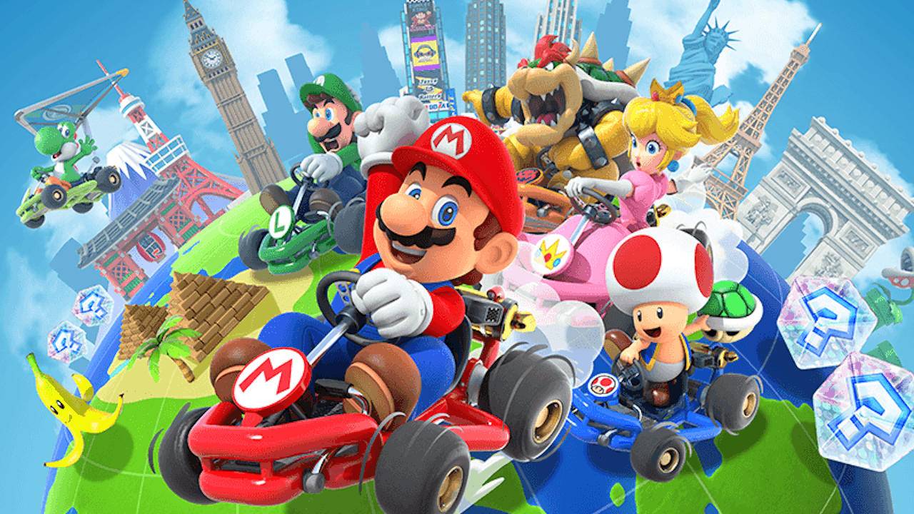 Imagen de Mario Kart Tour nos enseña el circuito de Tokio, "actualmente en construcción"