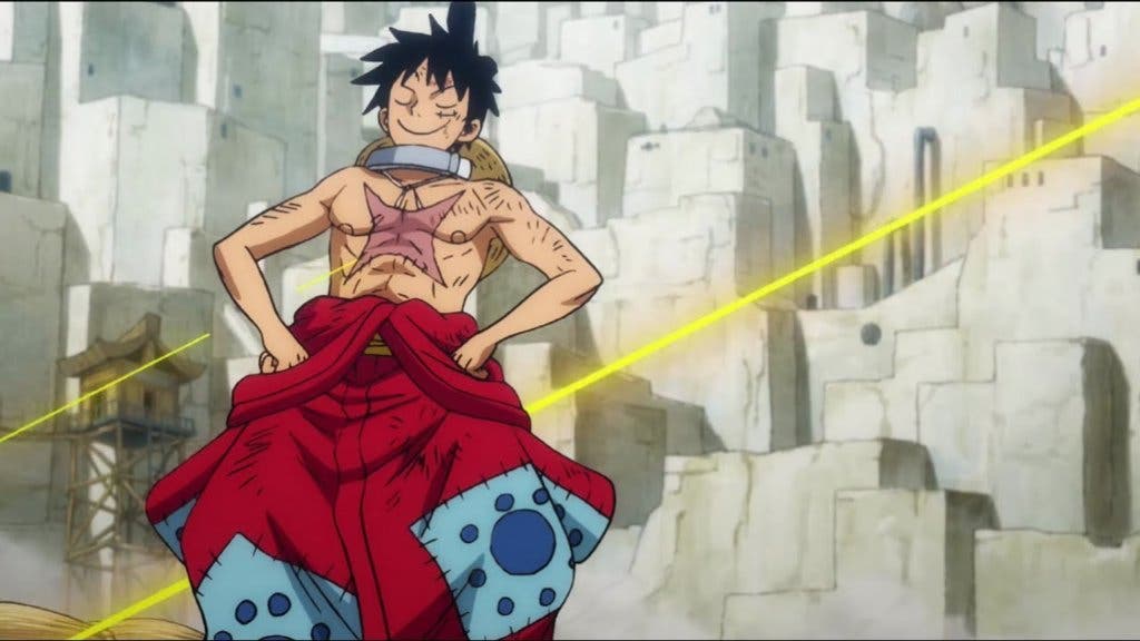 one piece 935 luffy esquivando