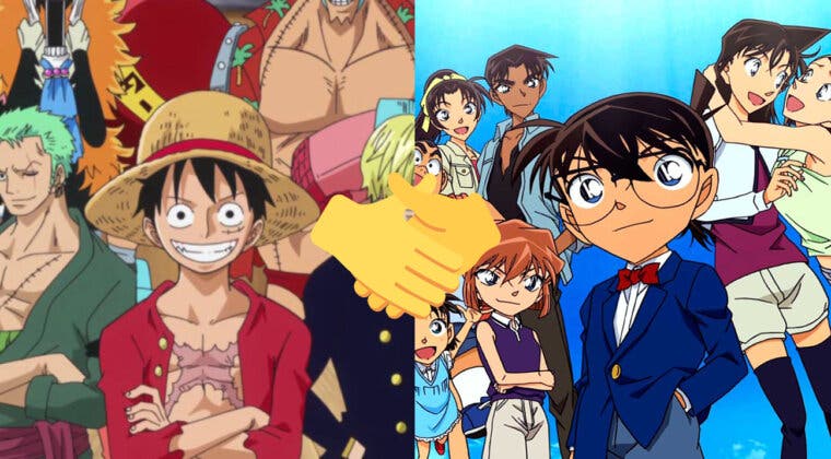 Imagen de Eiichiro Oda felicita al autor de Detective Conan por el lanzamiento del volumen 100 del manga