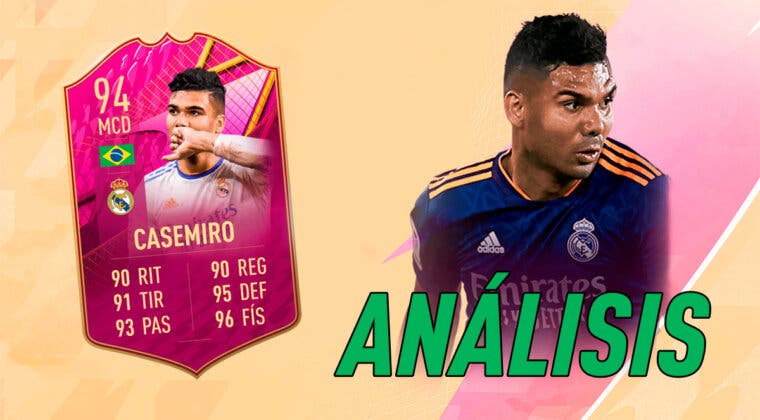 Imagen de FIFA 22: análisis de Casemiro FUTTIES gratuito. ¿Necesario para plantillas de LaLiga Santander?