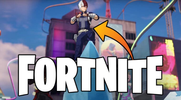 Imagen de Fortnite: cómo y dónde encontrar el ataque Muro de Hielo de Todoroki de My Hero Academia