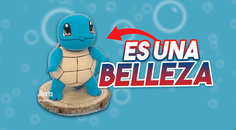 Imagen de Aprende a hacer tú mismo esta increíble figura del pokémon Squirtle únicamente con plastilina