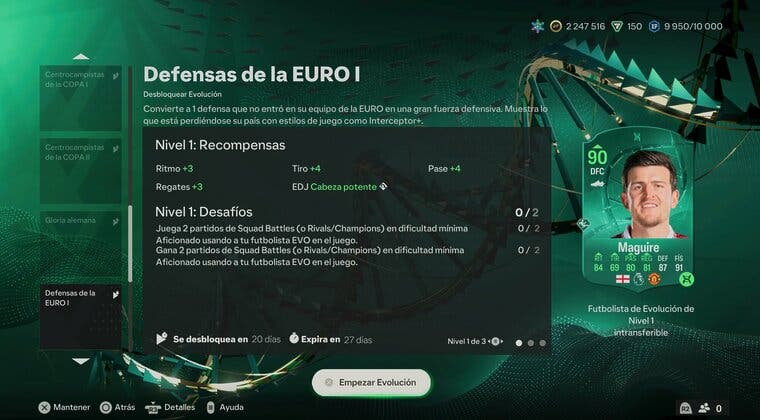 Imagen de EA Sports FC 24: cartas más interesantes para las Evoluciones "Defensas de la EURO"