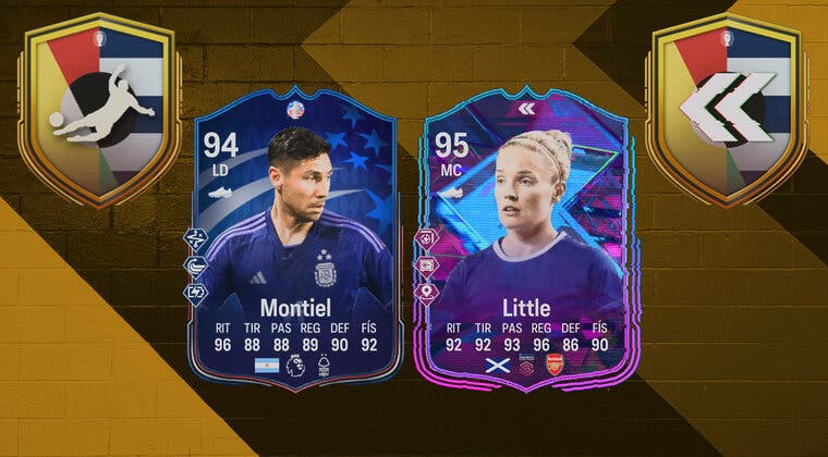 Imagen de EA Sports FC 24: ¿Merecen la pena Montiel Deja huella y Little Flashback? (Cartas SBC)