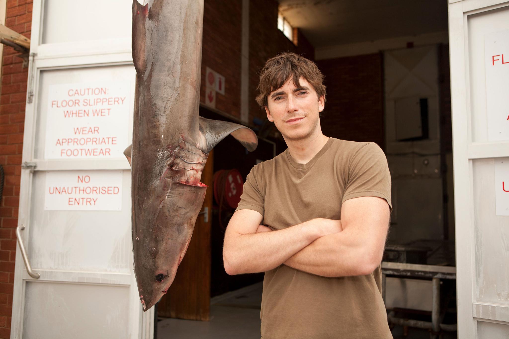 The one where…he swims with sharks (BBC/The Garden Productions)