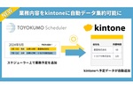 kintoneでも予定を管理・分析できる　「トヨクモ スケジューラー」にkintone同期機能