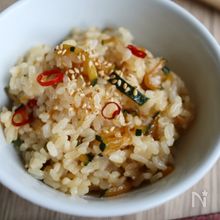 ズッキーニの佃煮まぜご飯