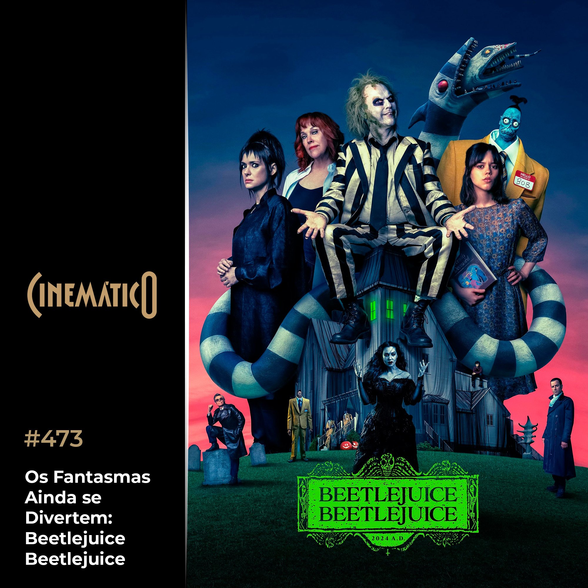 Capa - Os Fantasmas Ainda se Divertem: Beetlejuice Beetlejuice