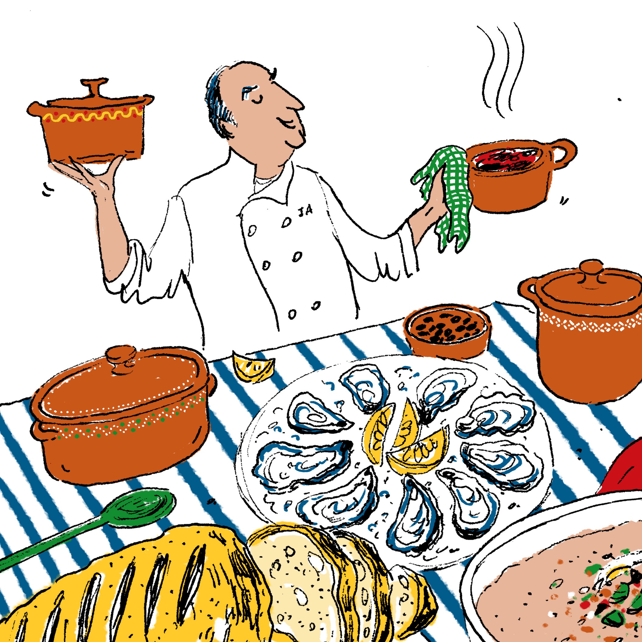 José Andrés Would Serve Oysters, Gazpacho, and Fried Eggs at His Dream Dinner Party