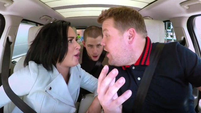 Demi Lovato Nick Jonas Carpool Karaoke 