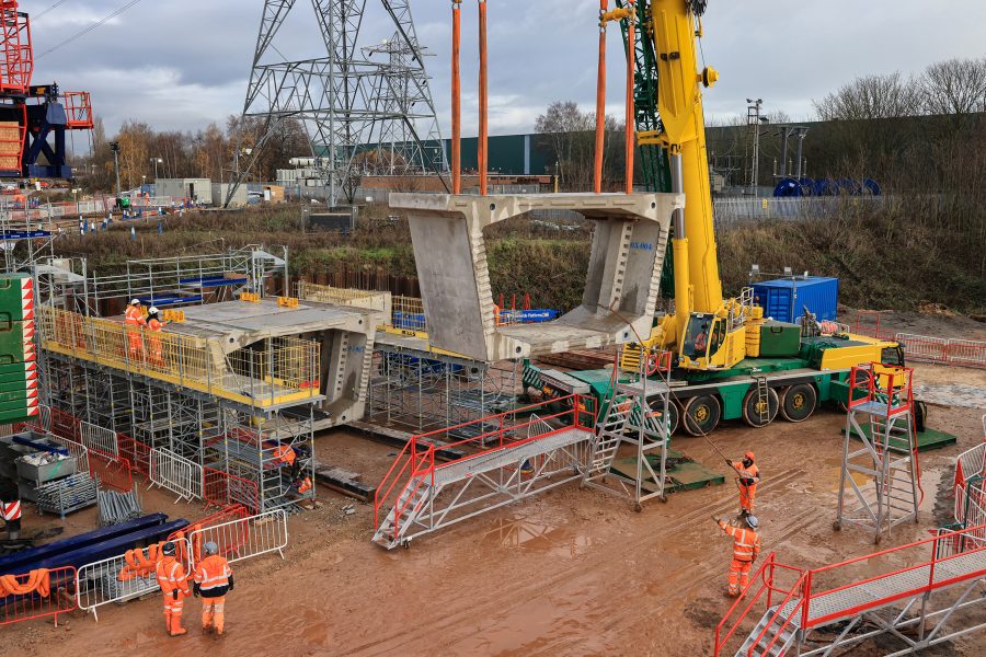 Segments for the River Tame Viaduct.