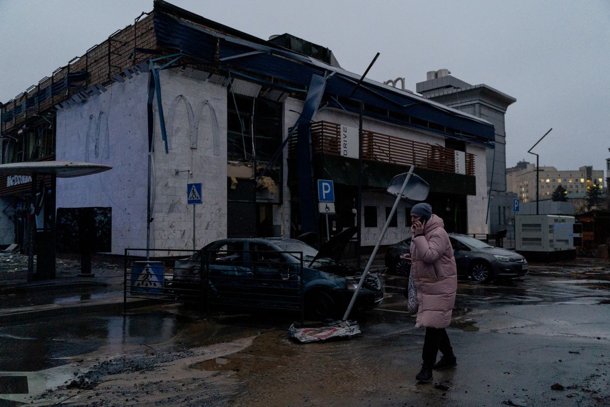 Russia's Jan. 18 attack damages Ukraine's oldest McDonald’s in Kyiv