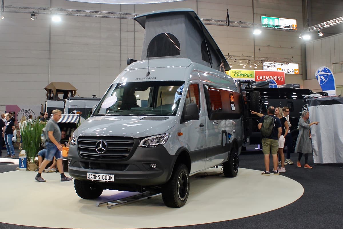 Westfalia debuts the new James Cook 600D at the 2024 Caravan Salon