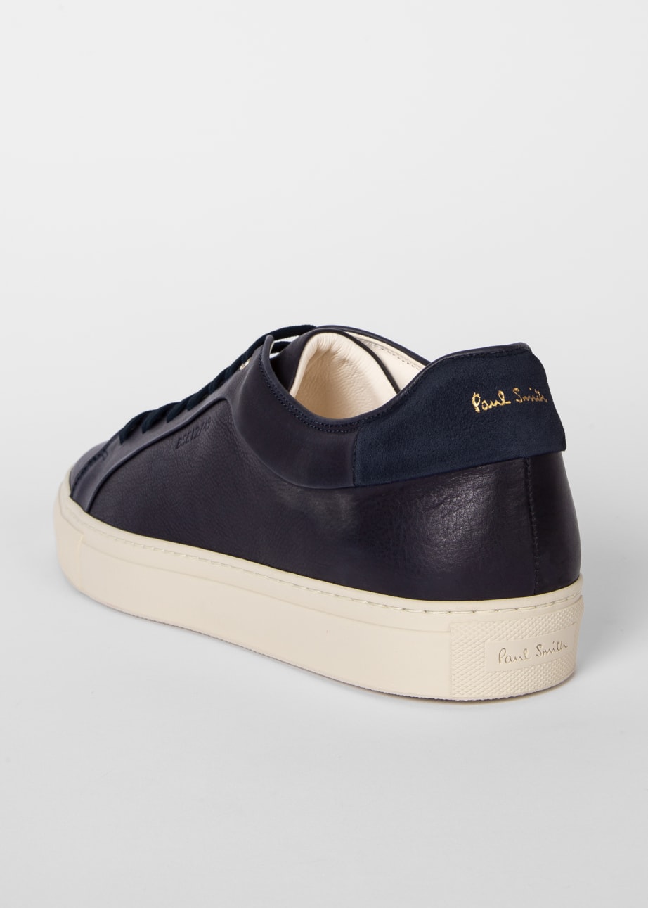 Detail View - Navy Eco 'Basso' Trainers Paul Smith