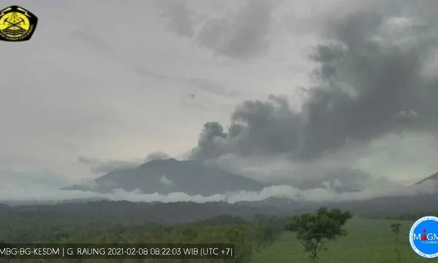 Update Aktivitas Gunung Raung Hari Ini, Semburan Material Abu Vulkanik Setinggi 2KM