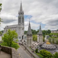 Le sanctuaire Notre-Dame de Lourds ©Jean-Marc Barrere - Hans Lucas