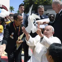  Du 2 au 13 septembre, le pape François a effectué un séjour en Asie du Sud-Est et en Océanie, ponctué par de nombreuses rencontres et messes. © Hans Lucas / Vatican Media 