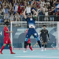 L'équipe de France de cécifoot, médaille d'or à Paris. Crédit photo : Romain de Sigalas / Hans Lucas.