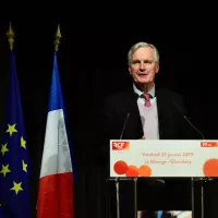 Michel Barnier lors de 30 ans de RCF Savoie, en 2019 - © Bruno Fournier