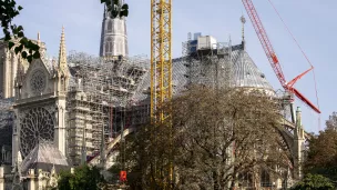 chantier Notre-Dame de Paris ©Corinne SIMON / Hans Lucas