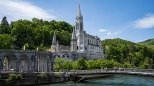 La basilique de l'Immaculée-Conception à Lourdes ©Jean-Marc Barrere / Hans Lucas