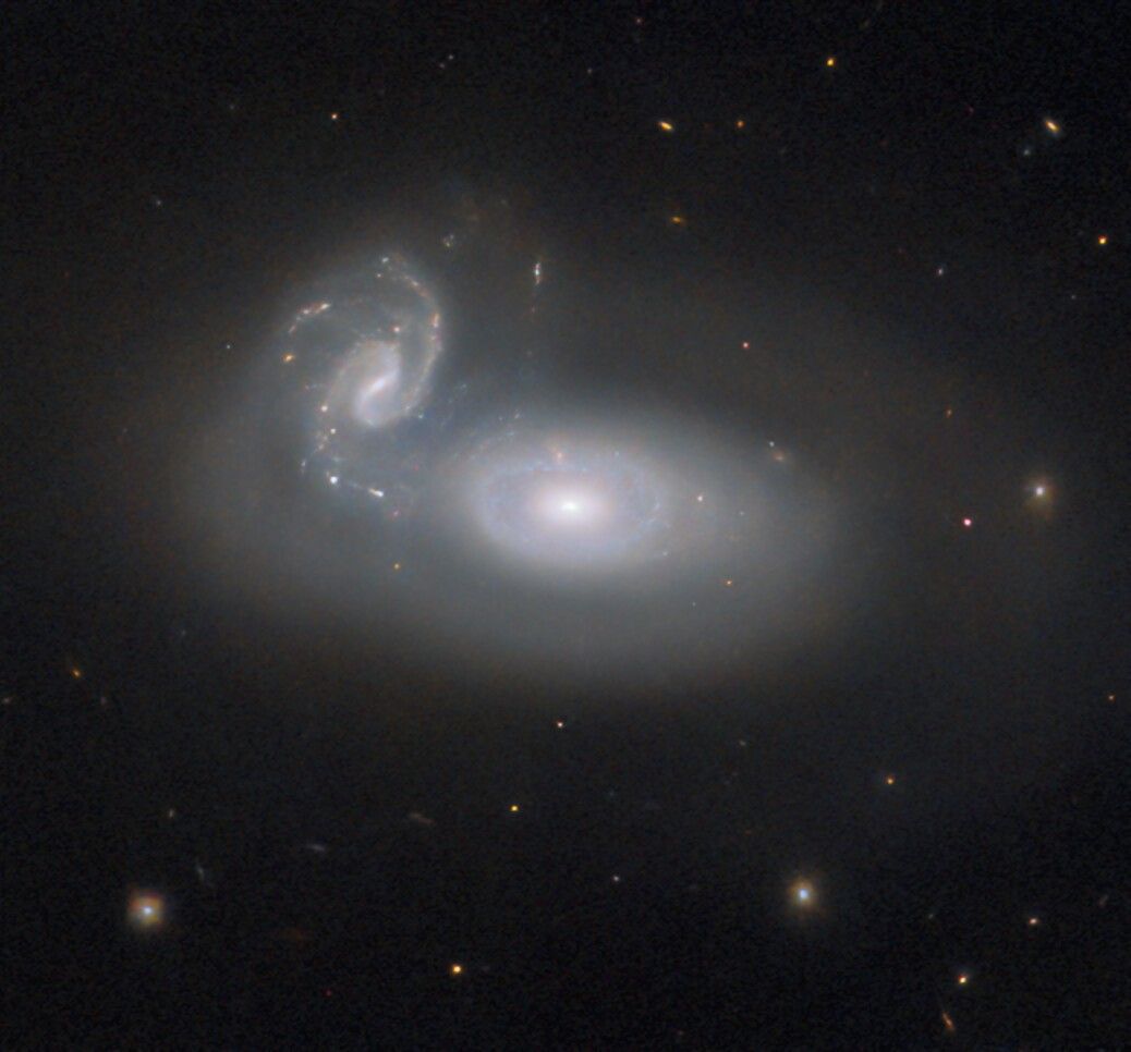 Hubble Takes a Look at Tangled Galaxies