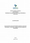 Research paper thumbnail of Diálogos entre a Educação em Direitos Humanos e a Educação Profissional e Tecnológica: caminhos para uma formação de professores