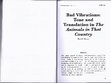 Research paper thumbnail of Bad Vibrations: Tone and Translation in The Animals in that Country (Frame, 2022)