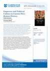 Research paper thumbnail of Emperors and Political Culture in Cassius Dio's Roman History [2021, Cambridge University Press] [Paperback edition 2023 + discount voucher]