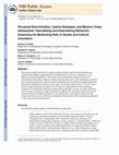 Research paper thumbnail of Perceived Discrimination, Coping Strategies, and Mexican Origin Adolescents' Internalizing and Externalizing Behaviors: Examining the Moderating Role of Gender and Cultural Orientation