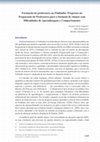 Research paper thumbnail of Formação de professores na Finlândia:  Progresso na Preparação de Professores para a Inclusão de Alunos com Dificuldades de Aprendizagem e Comportamento