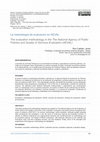 Research paper thumbnail of La metodología de evaluación en AEVAL / The evaluation methodology in the The National Agency of Public Policies and Quality of Services Evaluation (AEVAL)